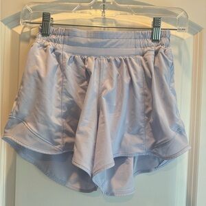 Size 4 lululemon hottie hot shorts blue 4 inch